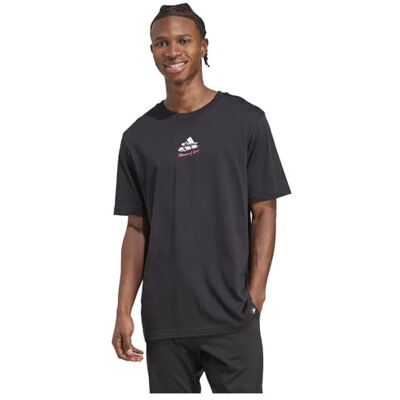adidas Mezczyzni MEMORIES OF SPORT GALLERY GRAPHIC T-SHIRT, black, M adidas Mezczyzni MEMORIES OF SPORT GALLERY GRAPHIC T-SHIRT, black, M