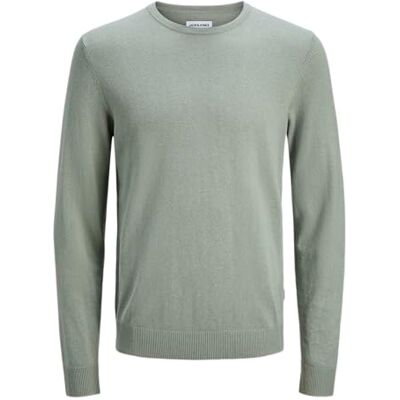 JACK & JONES JJEEMIL Knit Crew Neck NOOS, Isberggrön, XS JACK & JONES JJEEMIL Knit Crew Neck NOOS, Isberggrön, XS