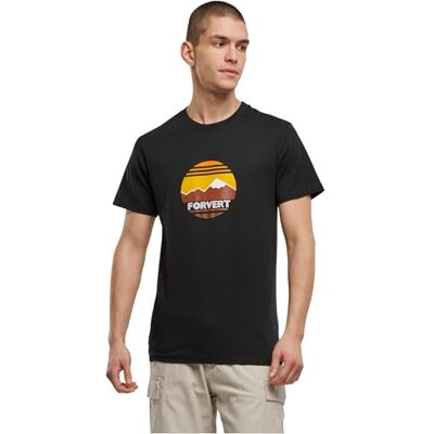 Forvert T-shirt rund hals, dubbelbutik, många färger, storlekar S till 3XL, svart, S Forvert T-shirt rund hals, dubbelbutik, många färger, storlekar S till 3XL, svart, S