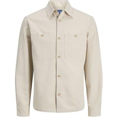 JACK & JONES Jprblurayle linne Bl. Solid Ls Shirt Sn JACK & JONES Jprblurayle linne Bl. Solid Ls Shirt Sn