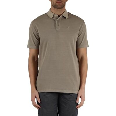Giorgio Armani herr Urban heights, broderad logotyp, normal passform, brun, M, Rostad cashew, M Giorgio Armani herr Urban heights, broderad logotyp, normal passform, brun, M, Rostad cashew, M