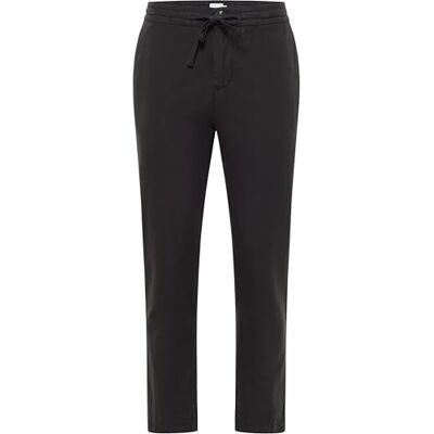MUSTANG Style Milano Linen Joggare, Black Beauty 4185, 35W / 34L MUSTANG Style Milano Linen Joggare, Black Beauty 4185, 35W / 34L