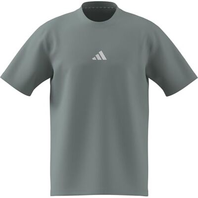 adidas Mezczyzni ESSENTIALS SMALL LOGO SINGLE JERSEY TEE, Wonder Sage/white, XXL adidas Mezczyzni ESSENTIALS SMALL LOGO SINGLE JERSEY TEE, Wonder Sage/white, XXL
