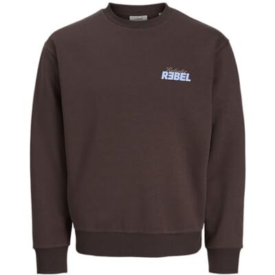 JJ REBEL Jrebjim Sweat Crew Neck Sn, Fästen, XL JJ REBEL Jrebjim Sweat Crew Neck Sn, Fästen, XL