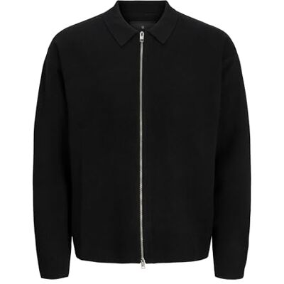 JACK & JONES Jprblabradfort stickad kofta, svart, L JACK & JONES Jprblabradfort stickad kofta, svart, L