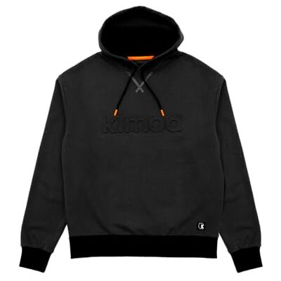 KIMOA Unisex New Embossed mörkgrå tröja med huva, mörkgrå (40), S/M, Mörkgrå (40), S-M KIMOA Unisex New Embossed mörkgrå tröja med huva, mörkgrå (40), S/M, Mörkgrå (40), S-M