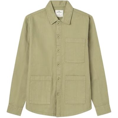 Springfield Overshirt khaki herrskjorta set, Ljus kaki, M Springfield Overshirt khaki herrskjorta set, Ljus kaki, M