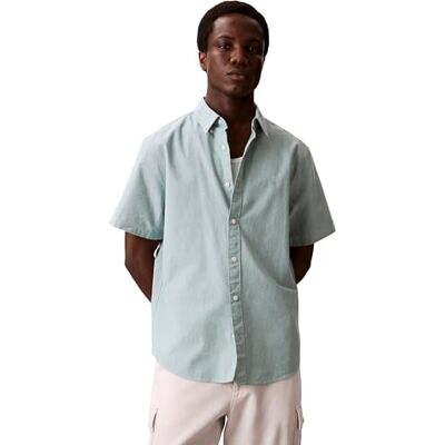 Calvin Herr Ss Classic Oxford Shirt LV140EM124 Andra skjortor, Grön, 3XL Calvin Herr Ss Classic Oxford Shirt LV140EM124 Andra skjortor, Grön, 3XL