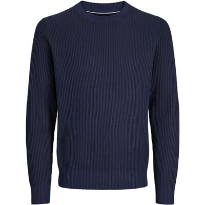 JACK & JONES JACK&JONES JPRBLALIAM stickad crew neck, Naval Academy/Detaljer: twist, L JACK & JONES JACK&JONES JPRBLALIAM stickad crew neck, Naval Academy/Detaljer: twist, L