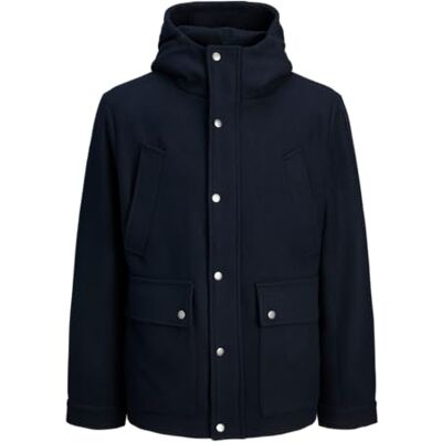 JACK & JONES herr Jprblajess ull blandning Parka, mörk marinblå, xx_l, mörk marinblå, XXL JACK & JONES herr Jprblajess ull blandning Parka, mörk marinblå, xx_l, mörk marinblå, XXL