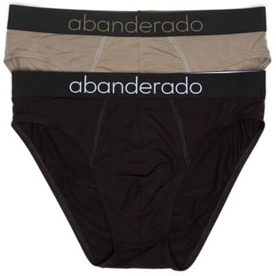 Abanderado Känsliga kalsonger för män (förpackning med 2), Svart kaki, XXL Abanderado Känsliga kalsonger för män (förpackning med 2), Svart kaki, XXL