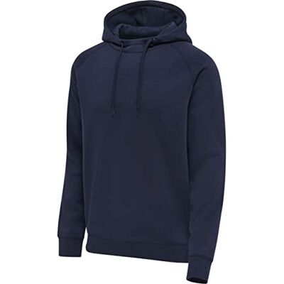 hummel HML klassisk huvtröja, röd, marinblå, storlek 4XL hummel HML klassisk huvtröja, röd, marinblå, storlek 4XL