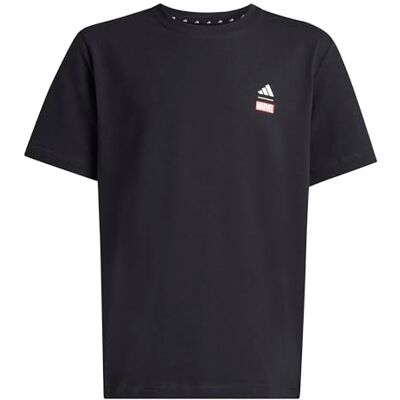 adidas Uniseks dzieci MARVEL SPIDER-MAN GRAPHICS TEE, black/off white, 9-10 Years adidas Uniseks dzieci MARVEL SPIDER-MAN GRAPHICS TEE, black/off white, 9-10 Years