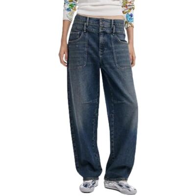 Desigual Denim_DELAUN, 5053 denim medium tvätt, 38, Blå, 36 Desigual Denim_DELAUN, 5053 denim medium tvätt, 38, Blå, 36