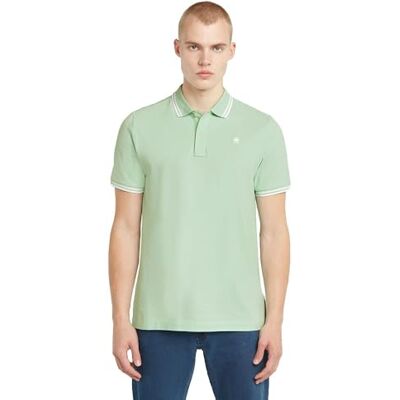 G-STAR Herr Dunda Slim Stripe Polo Shirt, Grön (Birds Egg Green D17127-5864-g992), XS G-STAR Herr Dunda Slim Stripe Polo Shirt, Grön (Birds Egg Green D17127-5864-g992), XS