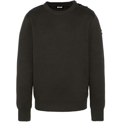 Schott NYC PLKERN4 mörk khaki XXL tröja, Mörk khaki, One size Schott NYC PLKERN4 mörk khaki XXL tröja, Mörk khaki, One size