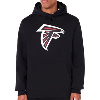 New Era Atlanta Falcons NFL Team Logo Hoody svart huvtröja New Era Atlanta Falcons NFL Team Logo Hoody svart huvtröja
