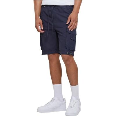 Urban Classics Herr dubbelficka cargoshorts cargos, marinblå, S Urban Classics Herr dubbelficka cargoshorts cargos, marinblå, S