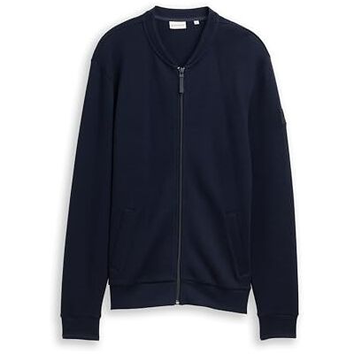 TOM TAILOR Sweatshirt för män, 10668 – himmelskaptensblå, S TOM TAILOR Sweatshirt för män, 10668 – himmelskaptensblå, S