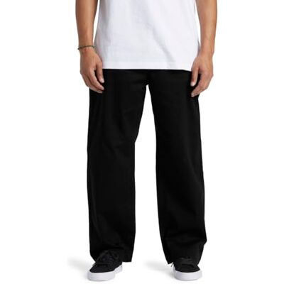DC Shoes Dcshoes Chino byxor arbetare påsig chino byxa män svart 34/34 DC Shoes Dcshoes Chino byxor arbetare påsig chino byxa män svart 34/34