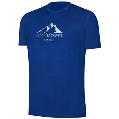 Black Crevice Merino T-shirt för män I högkvalitativ merinotröja I herr-t-shirt av 70% merinoull & 30% PES I temperaturreglerande t-shirt män I Mulesingfri skjorta för män, stålblå, XL Black Crevice Merino T-shirt för män I högkvalitativ merinotröja I herr-t-shirt av 70% merinoull & 30% PES I temperaturreglerande t-shirt män I Mulesingfri skjorta för män, stålblå, XL