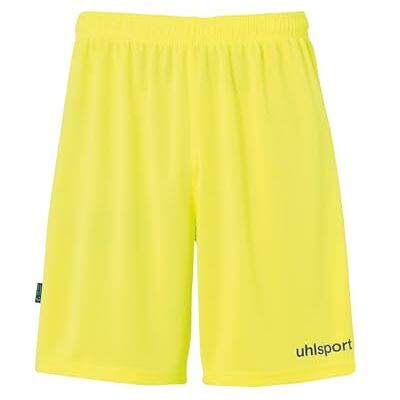uhlsport herr shorts Center Basic Shorts FTP Fluo gul/svart M uhlsport herr shorts Center Basic Shorts FTP Fluo gul/svart M