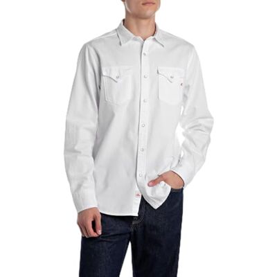 Replay Jeans för män, regular fit, 001 vit, 3XL Replay Jeans för män, regular fit, 001 vit, 3XL