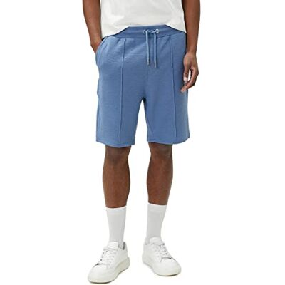 Koton T-shirt med tryck för män crew neck ärm slogan detailed shorts, Blå (626), S Koton T-shirt med tryck för män crew neck ärm slogan detailed shorts, Blå (626), S