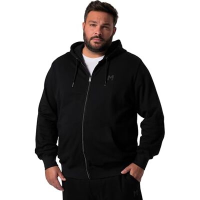 Men Plus Män Plus herr stora storlekar överdimensionerade herrkläder L-8XL herr + huvtröja, basic, upp till 8 XL 834851, svart, 5XL Men Plus Män Plus herr stora storlekar överdimensionerade herrkläder L-8XL herr + huvtröja, basic, upp till 8 XL 834851, svart, 5XL