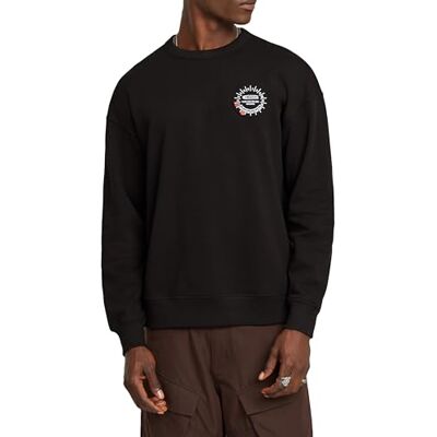 G-STAR RAW Gauge Loose R Sw sweatshirt för män, Svart (Dk Black D26274-d257-6484), M G-STAR RAW Gauge Loose R Sw sweatshirt för män, Svart (Dk Black D26274-d257-6484), M