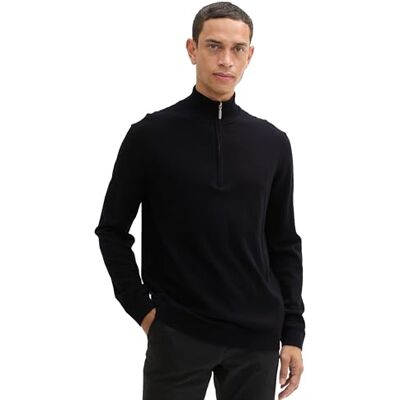 TOM TAILOR herrtröja, 29999 Svart, XXL TOM TAILOR herrtröja, 29999 Svart, XXL