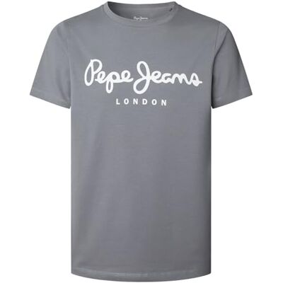 Pepe Jeans herr original stretch n t-shirt, grå (grå), XL, Grå (grå), XL Pepe Jeans herr original stretch n t-shirt, grå (grå), XL, Grå (grå), XL