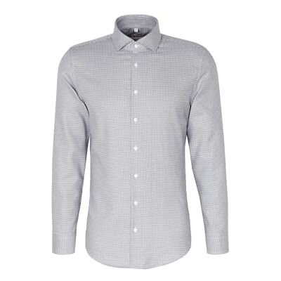 Seidensticker Silkesdekal herr business skjorta – slim fit – strykfri – Kent krage – långärmad – 100% bomull, Turkos, 39 Seidensticker Silkesdekal herr business skjorta – slim fit – strykfri – Kent krage – långärmad – 100% bomull, Turkos, 39