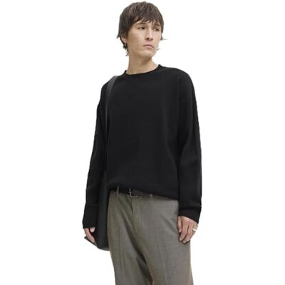 JACK & JONES Jprblabradfort stickad crew neck, svart, L JACK & JONES Jprblabradfort stickad crew neck, svart, L