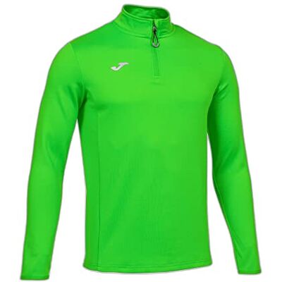 Joma Sweatshirt för män, löpning, natt, Grön lysande, L Joma Sweatshirt för män, löpning, natt, Grön lysande, L