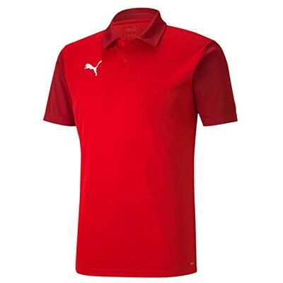 PUMA Herren teamGOAL 23 Sideline Polo T-shirt, Red-Chili Pepper, M PUMA Herren teamGOAL 23 Sideline Polo T-shirt, Red-Chili Pepper, M