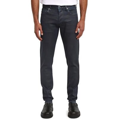 G-STAR RAW G-STAR herr 3301 smala jeans, Flerfärgad (Worn in Lunar Blue Coated 51001-d930-h548), 34W / 38L G-STAR RAW G-STAR herr 3301 smala jeans, Flerfärgad (Worn in Lunar Blue Coated 51001-d930-h548), 34W / 38L