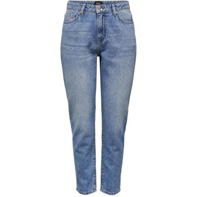 ONLY ONLTONNI pojkvän DNM DOT529, Ljusblå denim, 30W x 32L ONLY ONLTONNI pojkvän DNM DOT529, Ljusblå denim, 30W x 32L