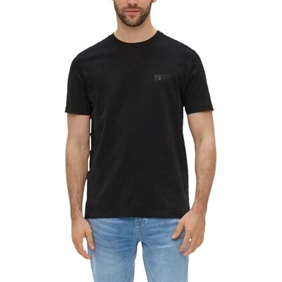 s.Oliver T-shirt för män med etiketttryck, 99d1, L s.Oliver T-shirt för män med etiketttryck, 99d1, L