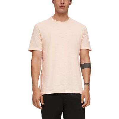 s.Oliver Kortärmad T-shirt för män, Vit, XL s.Oliver Kortärmad T-shirt för män, Vit, XL