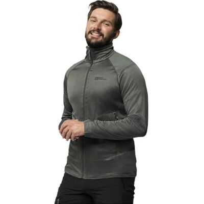 Jack Wolfskin herr kamväg fleecejacka, GECKO grön, S Jack Wolfskin herr kamväg fleecejacka, GECKO grön, S