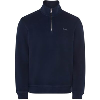 Brax Varm Tec flanell fleece troyer sweatshirt för män, 23 marinblå, XXL Brax Varm Tec flanell fleece troyer sweatshirt för män, 23 marinblå, XXL