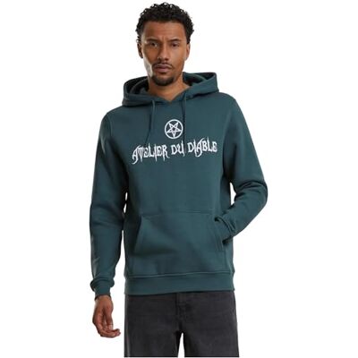 Tee herr Atelier Du Diable Hoody XS Bottlegreen, Flaskgrön, XS Tee herr Atelier Du Diable Hoody XS Bottlegreen, Flaskgrön, XS