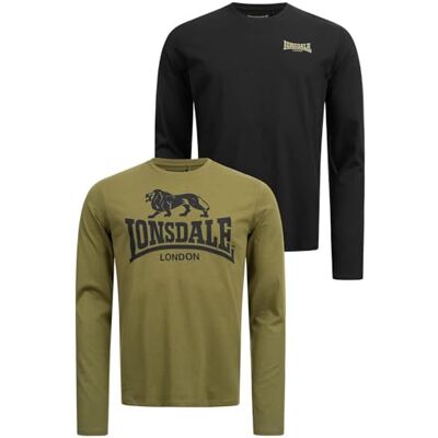 Lonsdale Ayrshire dubbelpack T-shirt Lonsdale Ayrshire dubbelpack T-shirt