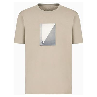 Giorgio Armani Men's Utility Edge, sustainable, fototrycklogotyp, normal passform, brun, XXL, Rostad cashew, XXL Giorgio Armani Men's Utility Edge, sustainable, fototrycklogotyp, normal passform, brun, XXL, Rostad cashew, XXL