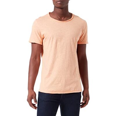 KEY LARGO KEYLARGO Herr bread ny rund t-shirt, blekt orange (1398), XL KEY LARGO KEYLARGO Herr bread ny rund t-shirt, blekt orange (1398), XL