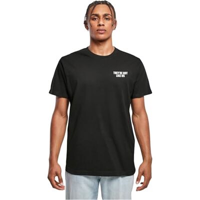Tee T-shirt för män, They're Not Like Us te, avslappnad herr-t-shirt med tryck, 100% bomull, storlekar XS – 5XL, svart, M Tee T-shirt för män, They're Not Like Us te, avslappnad herr-t-shirt med tryck, 100% bomull, storlekar XS – 5XL, svart, M