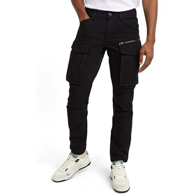 G-STAR RAW herr Rovic Zip 3D vanliga avsmalnande byxor, svart (Dk Black Gd D02190-d752-b564), 28 W/30 L, Svart (Dk Svart Gd D02190-d752-b564), 28W X 30L G-STAR RAW herr Rovic Zip 3D vanliga avsmalnande byxor, svart (Dk Black Gd D02190-d752-b564), 28 W/30 L, Svart (Dk Svart Gd D02190-d752-b564), 28W X 30L