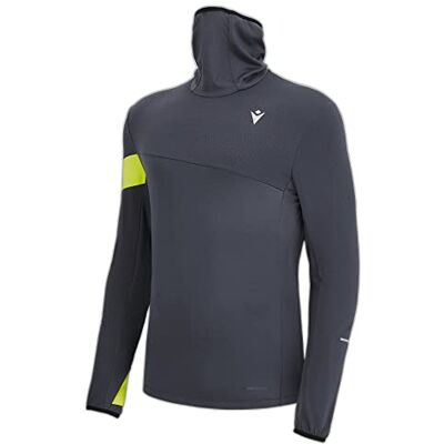 Macron Herr Run Fcc Edgar High Neck Top Man Mgry/Nyel Jersey, Grå-Gul, M, Grågul, M Macron Herr Run Fcc Edgar High Neck Top Man Mgry/Nyel Jersey, Grå-Gul, M, Grågul, M