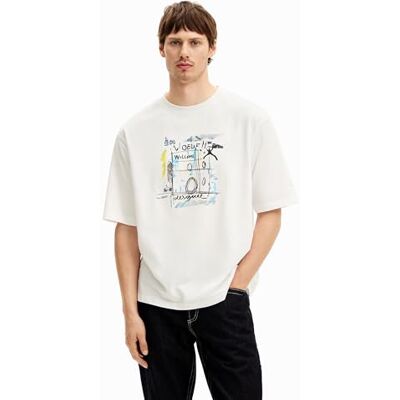 Desigual TS_Kai, 1000 Blanco, L, Vit, L Desigual TS_Kai, 1000 Blanco, L, Vit, L
